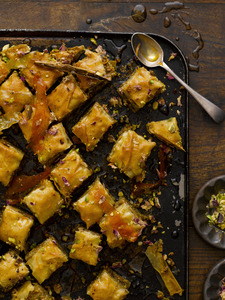 Food styling: Baklava