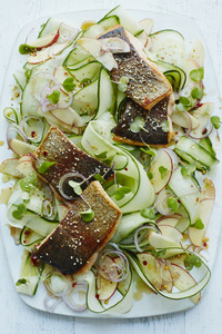 Food styling: Matt Russell Pink Trout Cucumber